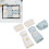 Bath Sheets Daisy Pattern Coral Velvet Blue White 12