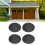 4PCS Garage Decorative Nail 4.3cm ABS Corrosion 12