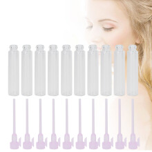 Mini vaporisateur de parfum sniffant 2ml verre rose 10 pièces