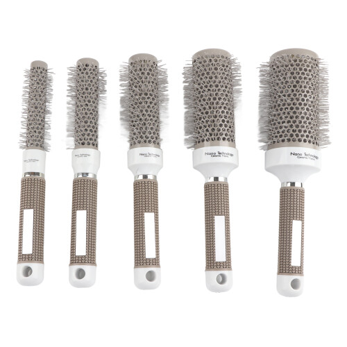 Set di 5 spazzole rotonde per asciugare i capelli 1
