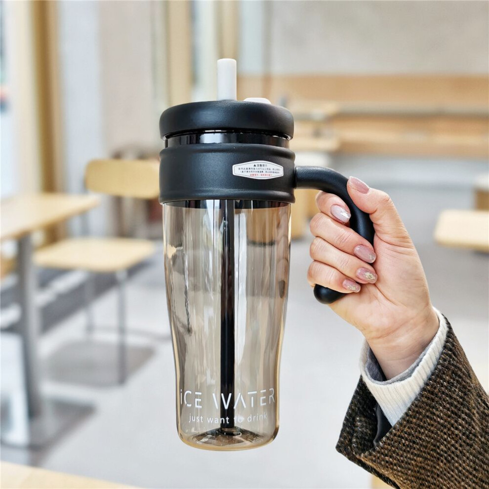 (xd-B#) 2025 New Bingba Water Cup Girls High-value Simple Large Capacity Straw Cup-image-OPC-PJQTMDR-NEW