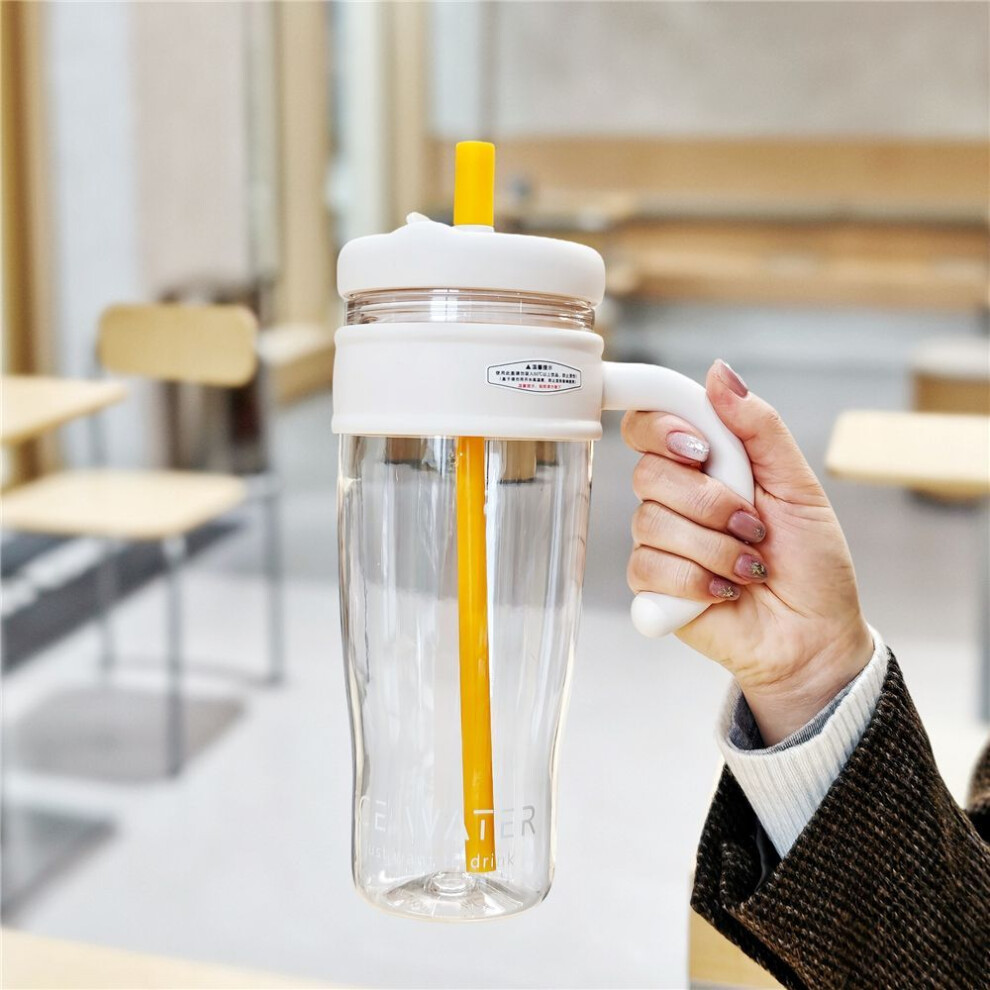 (xd-D#) 2025 New Bingba Water Cup Girls High-value Simple Large Capacity Straw Cup-image-OPC-PJQTMDT-NEW