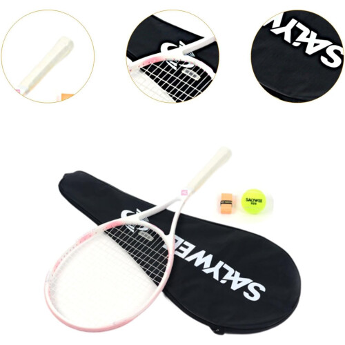 Tennis Racket Kit for Comfortable Practice, Lightweight, Durable, Pink Color, Beginner-Friendly Design 1