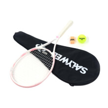 Tennis Racket Kit for Comfortable Practice, Lightweight, Durable, Pink Color, Beginner-Friendly Design