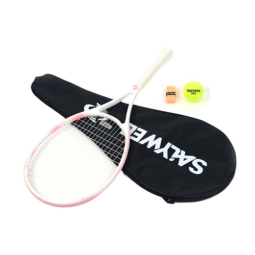 Tennis Racket Kit for Comfortable Practice, Lightweight, Durable, Pink Color, Beginner-Friendly Design