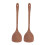 2pcs Wooden Spatula Household Hanging Long Handle 5