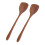 2pcs Wooden Spatula Household Hanging Long Handle 7