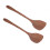 2pcs Wooden Spatula Household Hanging Long Handle 9