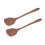 2pcs Wooden Spatula Household Hanging Long Handle 6