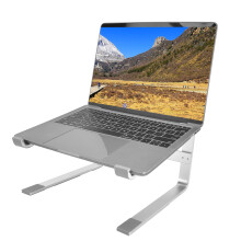 Desktop Laptop Halter Ergonomischer Aluminiumlegierung Laptop-PC-Stand Kühlregal für Zuhause und Büro Silber