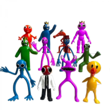6-12pcs Rainbow Friends Action Figure Toy Set Anime Games PVC Figurine