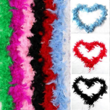2m Light Purple Feather Boa Strip Fluffy Craft Costume Hen Night Wedding Party Dressup