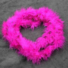 2m Feather Boa Strip Fluffy Craft Costume Hen Night Dressup Wedding Fancy Party Rose Red