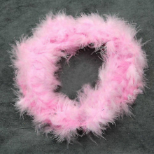 2m Feather Boa Strip Fluffy Craft Costume Hen Night Dressup Wedding Fancy Party Light Pink