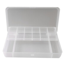 Double Layer Fishing Tackle Box for Jigs Head Spinning Hooks, Durable Storage Case for Baits and Accessories