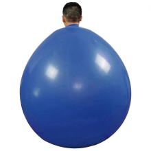 Giant Human Balloon 36 Inch Round Extra Jumbo Thick Latex Balloon Blue