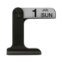 Desktop Flip Calendar Modern Minimalist Living Room Decor Daily Calendar Black