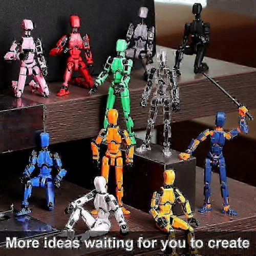 T13 Robot Action Figure 3D Printed Multi-Jointed Movable Royal B3pcs Decorations 1