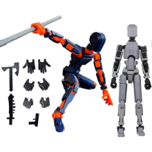 T13 Robot Action Figure 3D Printed Multi-Jointed Movable Dummy Decorations Royal B2pcs 1