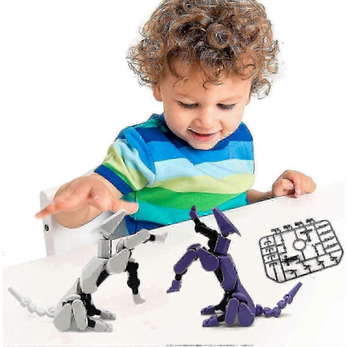 T13 Robot Action Figure, 3D Printed Multi-Jointed Movable Dummy, Royal B4 Decorations 1