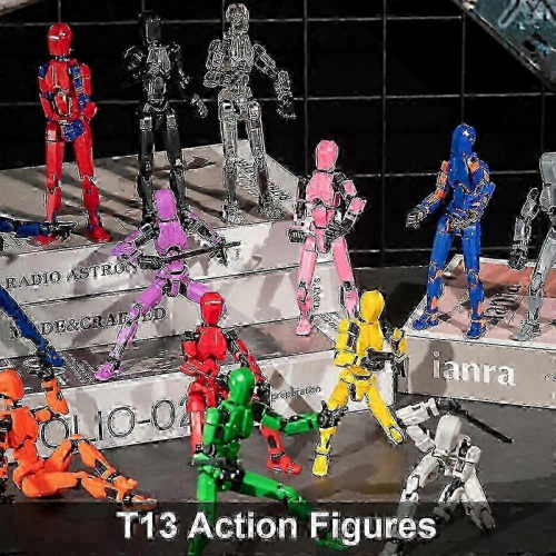 T13 Robot Action Figure 3D Printed Multi-Jointed Movable Royal B3pcs Decorations 2