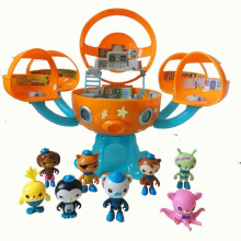 2025 Octonauts Octopod Castle Adventure Playset, 8Pcs Action Figures with Barnacles, Peso, Kwazii, Dashi, Tweak
