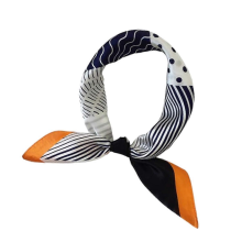 Mulberry Silk Scarves for Women - Lightweight Square Satin Head Scarf - 21" x 21" Sleeping Silk Hair Scarf