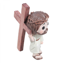 Authentic Christian Sculpture Figurine Religious Gathering Learning Tool Detailed Statue Christmas Toy Multicolor