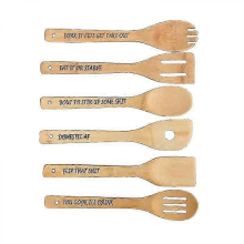 Funny Engraved Wooden Spoons, Unique Wooden Spoon Set - JCD