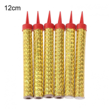 6pcs Golden Paper Birthday Cake Candles Portable Decorative Party Candle Jikaix Ggzgv