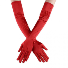 Satin Evening Gloves for Women - Perfect for Dance, Bridal, and Stage Performances
