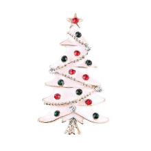Fashion Christmas Tree Brooch Pin Jewelry For Women Multi Color Decoration 1Pcs Perfect For Weddings
