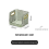 Cosmetics Desktop Organizer Display Tray Diamond Pattern Transparent Gold Large for Bathroom 1