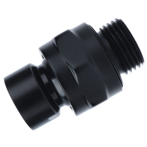 Adattatore doccia superiore G1/2, supporto regolabile, nero 2