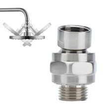 Vanne de dérivation pour pomme de douche G1/2, en cuivre, pour salle de bains, adaptateur de robinet à jet supérieur, finition brossée