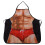 Tablier à motif musculaire - 76 g, polyester sergé 14