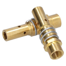 20 pièces 15AK MIG MAG buse en laiton M6xM8x42mm