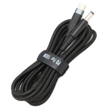 Cavo da Type-C a DC con doppio chip, 100 W, 2 m, 20 V/5 A.