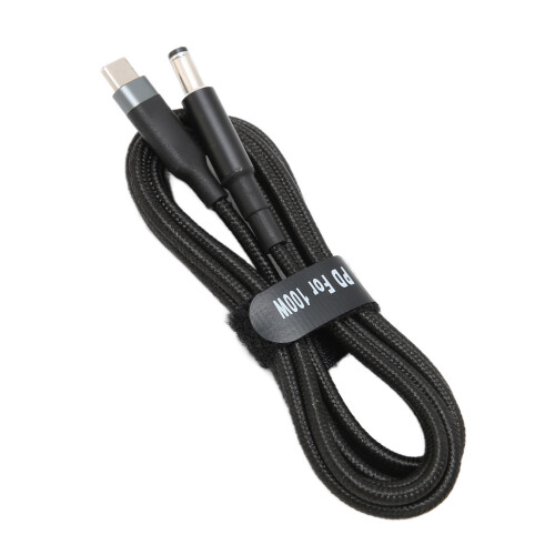 100 W Type-C DC 5,5  2,1 mm 2 m Double PD/E-Mark Noir 2