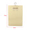 Dossier porte-blocs doré, Lot multi, 22,8  15,8 cm 5