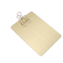 Dossier porte-blocs doré, Lot multi, 22,8 15,8 cm