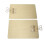 Dossier porte-blocs doré, Lot multi, 22,8  15,8 cm 8