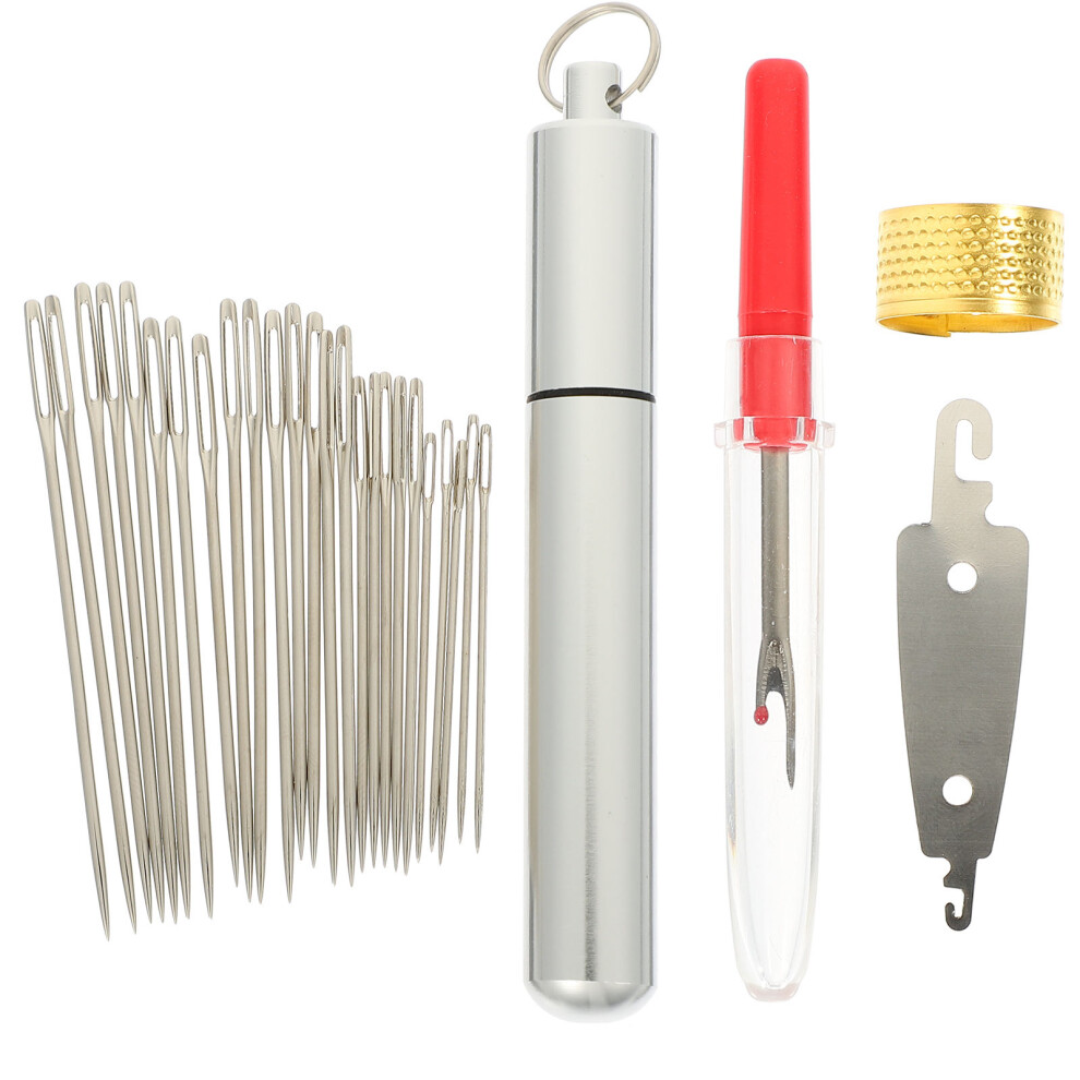 1 Set Borduurpak Plastic Stompe Grote-image