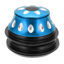 Lager-Kopfset Metallfarbenes Tropfenform Tapered Head Tube Bowl Set für Mountainbikes, Dead Fly Fahrräder, Blau