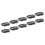100Pcs Black U Shape Hair Extension Snap Clip Safe 9