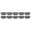 100Pcs Black U Shape Hair Extension Snap Clip Safe 10