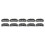100Pcs Black U Shape Hair Extension Snap Clip Safe 7