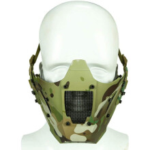 Airsoft Half-Face Mesh Mask for Fast Helmet, Ideal for CS, Hunting, Paintball, Shooting, Outdoor Activities