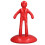 Red Human Shaped Knife Holder Multifunction 7