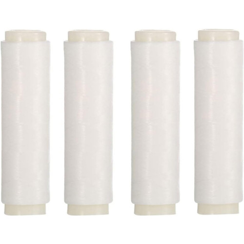 Fischerköder Elastischer Faden 4pcs 0.1mm/0.15mm Unsichtbare Bindungslinie Stretchy Line für Meeresfischerei 2